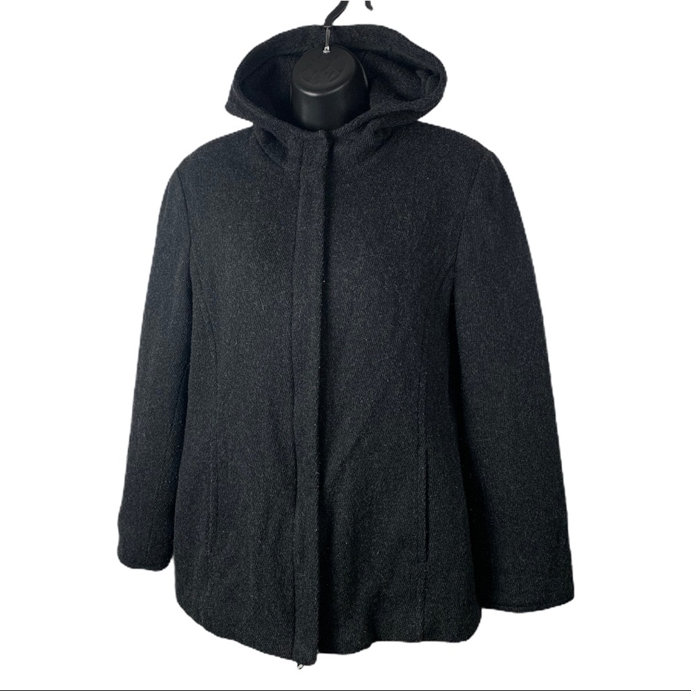 Gray Gap Wool Blend Coat Jacket - image 2